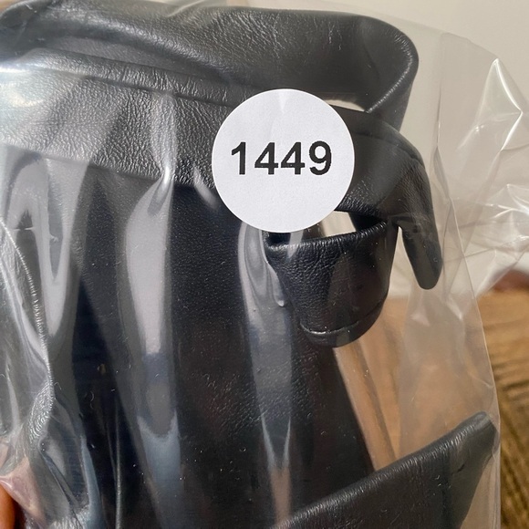 Beek Shoes Women’s 8 Parula Sandals Black Leather Tie Handmade in Mexico - Picture 10 of 10